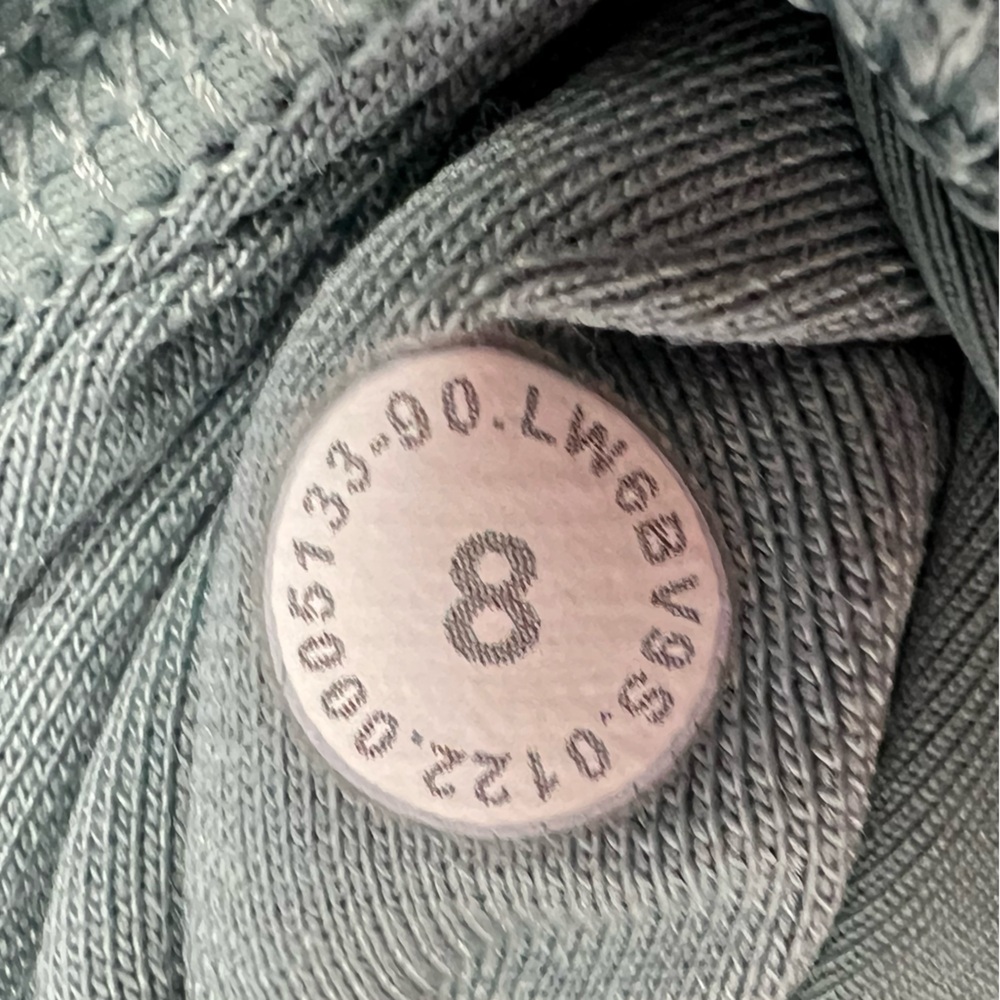 Lululemon Wunder Train Contour Fit High-Rise Crop 23" Misty Glade Size 8 - Picture 4 of 5